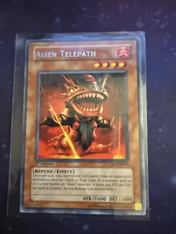 Yugioh Alien Telepath GLAS-EN034 Gladiator's Assault Unlimited - Image 1