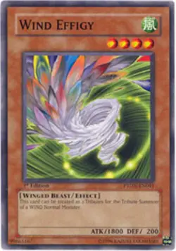 Wind Effigy - PTDN-EN041 - Common - 1st Edition Lightly Played Phantom Darkness - Image 1