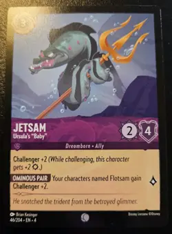Jetsam - Ursula's "Baby" 46/204 Common Ursula's Return Disney Lorcana TCG - Image 1