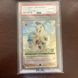 Psa 10 Disney Lorcana TCG Pegasus, Gift for Hercules Foil DLC Promo 1/C2 - Image 1