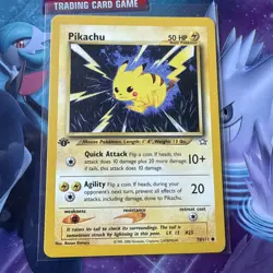 Pokemon Cards: Neo Genesis 1st Edition Common: Pikachu 70/111 - Image 1