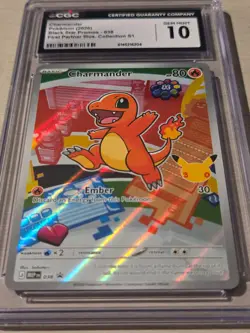 2026 Pokemon Charmander First Partner Illustration Collection CGC 10 038 English - Image 2