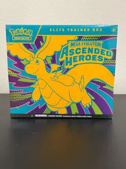 Pokemon Ascended Heroes ETB Elite Trainer Box Factory Sealed - Image 1
