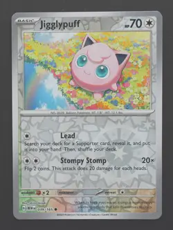 Jigglypuff (Reverse Holo) 039/165 - SV 151 Pokemon TCG - NM - Image 1