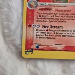 Pokemon Blaziken ex Ruby & Sapphire Holo Rare. Never played with. - Image 4