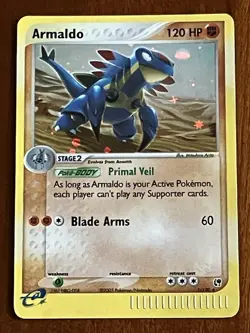Armaldo 1/100 Holo EX Sandstorm Pokemon TCG - Image 1