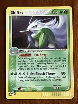 Shiftry 12/100 EX Sandstorm Holo Pokemon TCG - Image 1