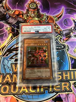 Yugioh PSA 8 Byser Shock 1st Edition Ultra Rare PGD-103 - Image 1