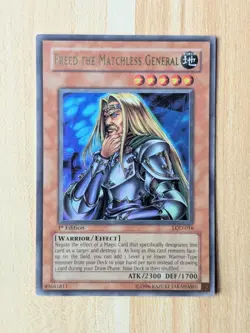 Freed the Matchless General LOD-016 1st Edition NM [Yu-Gi-Oh! Legacy of Dark] - Image 1