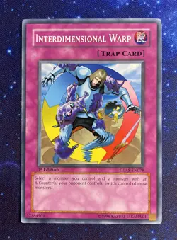 Yu-Gi-Oh! TCG, Interdimensional Warp, Gladiator's Assault GLAS-EN078 1st Ed. - Image 1