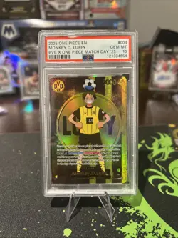 ONE PIECE PROMOS BVB X ONE PIECE MATCH DAY 2025 #003 MONKEY D. LUFFY PROXY READ - Image 1
