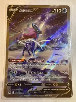 Suicune v Crown Zenith Galarian Gallery Holo Ultra Rare Card GG38 GG70 - Image 1