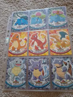 Pokemon Full Set of 90 TV Animation Series 1 Cards from Topps 1999. - Image 1