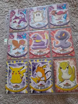 Pokemon Full Set of 90 TV Animation Series 1 Cards from Topps 1999. - Image 3