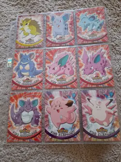 Pokemon Full Set of 90 TV Animation Series 1 Cards from Topps 1999. - Image 5
