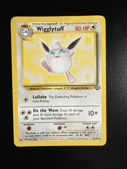 Wigglytuff 32/64 Non Holo Rare Jungle Pokemon Card - Image 1