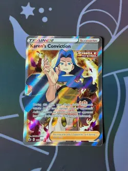 Karen's Conviction - 193/198 - Chilling Reign - Pokemon TCG Card NM Trainer Rare - Image 2