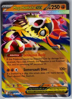Mega Hawlucha ex 116/217 ME: Ascended Heroes - Pokemon Card - NM - Image 1