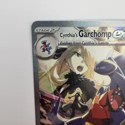 Cynthia's Garchomp ex 232/182 Sv10: Destined Rivals Holo Pokemon Card NM - Image 3