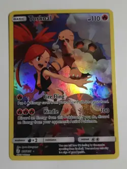 TORKOAL - #237/236 - Pokemon Cosmic Eclipse Sun & Moon Secret Rare Card NM - Image 1