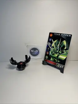 Bakugan B1 Darkus Fear Ripper 350G W/Card Open Core RARE - Image 1