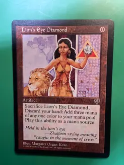 MTG Lions Eye Diamond Mirage English "Hot" - Image 1