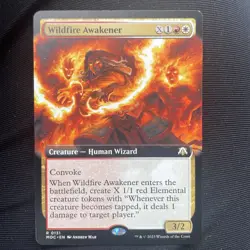 Wildfire Awakener Extended Art 131 R Commander:March of the Machine NM Free Ship - Image 1