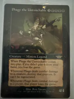 Magic The Gathering MTG Legions Phage The Untouchable - Image 1