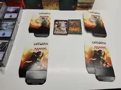 Magic The Gathering Collection Of Empty Boxes, Inserts & Sealed Basic Land Packs - Image 4