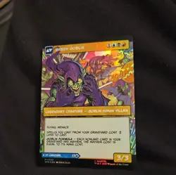 MTG Norman Osborn / Green Goblin Mythic rare Spiderman universes beyond FOIL - Image 2