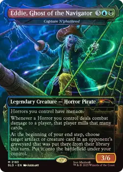 Eddie, Ghost of the Navigator *Foil Borderless* - SLD NM Magic The Gathering MTG - Image 1