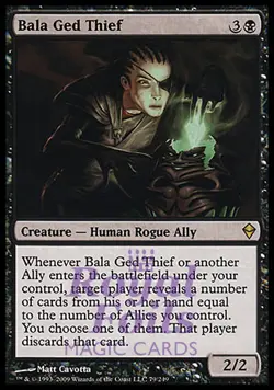Bala Ged Thief 1x FOIL ZEN MTG Zendikar Rare MINT black - Image 1