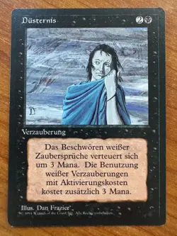 Magic MTG Gloom German FBB Revised SP+/NM-! 2 of 2 - Image 1