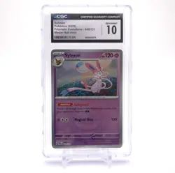 CGC 10! Pokemon | Sylveon #40 - MASTER BALL RARE! - S&V: Prismatic Evolutions - Image 1