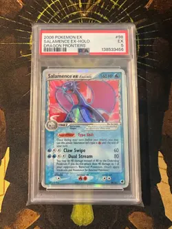 Pokemon Salamence ex 98/101 Dragon Frontiers Delta Species PSA 5 - Image 1