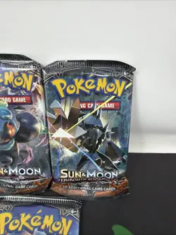 Pokemon TCG Sun & Moon Burning Shadows Booster Pack Set Lot Of 5 Ho-Oh Marshadow - Image 4