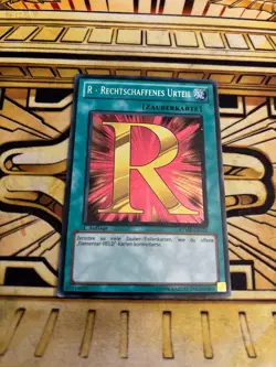 Yugioh R - Rechtschaffenes Urteil RYMP-DE025 Secret Rare - Image 1
