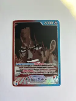 One Piece Portgas.D.Ace OP13-002 Alt Art Leader ENGLISH Carrying On His Will NM - Image 3
