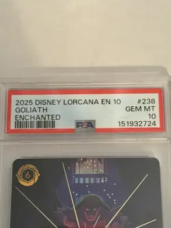 PSA 10 - Disney Lorcana Goliath-Clan Leader Enchanted Holo - Whispers - Image 3