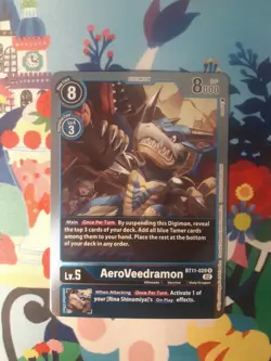 Digimon Card Game AeroVeedramon - BT11-029 - Rare - NM - Image 1