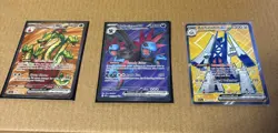 Pokemon Cards Hydrapple Ex Hydreigon Ex and Archaludon Ex Bundle NM Full Art - Image 1