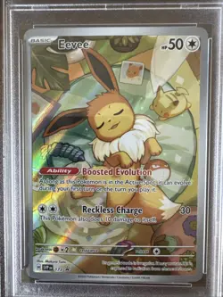 Eevee 173 ETB Promo Prismatic Evolutions PSA 10 2025 Pokemon Graded Card TCG - Image 2