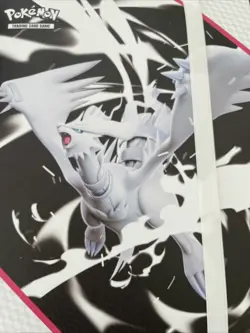 Pokemon White Flare Binder TCG with Bulk Cards Lot - Image 1
