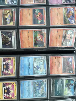 Pokemon White Flare Binder TCG with Bulk Cards Lot - Image 2
