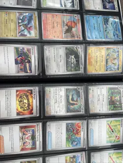 Pokemon White Flare Binder TCG with Bulk Cards Lot - Image 5