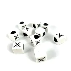 Magic the Gathering Duel Deck Dice Set of 10 - Swords & Shield Symbols MTG - Image 5