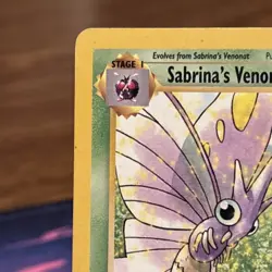 Pokemon Card - Sabrina's Venomoth Gym Heroes 34/132 Rare HP - Image 5