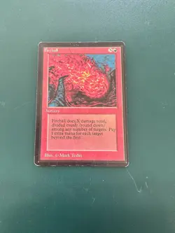 MtG Fireball: Limited Beta LP ACTUAL PHOTOS! - Image 1