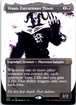 Vraan, Executioner Thane (Showcase) Phyrexia: All Will Be One, 309 NM - Image 1