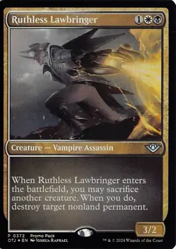 Ruthless Lawbringer Foil U Outlaws of Thunder Junction 229 NM - Image 1
